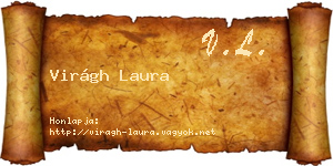 Virágh Laura névjegykártya